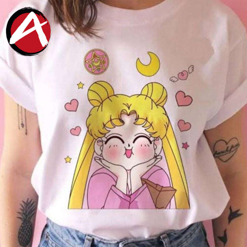 CAMISETA USAGI KAWAII SAILOR MOON