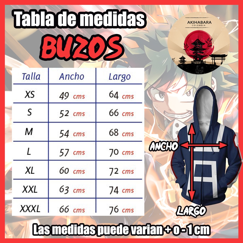 Buzo Naruto Ninjas Renegados Símbolos