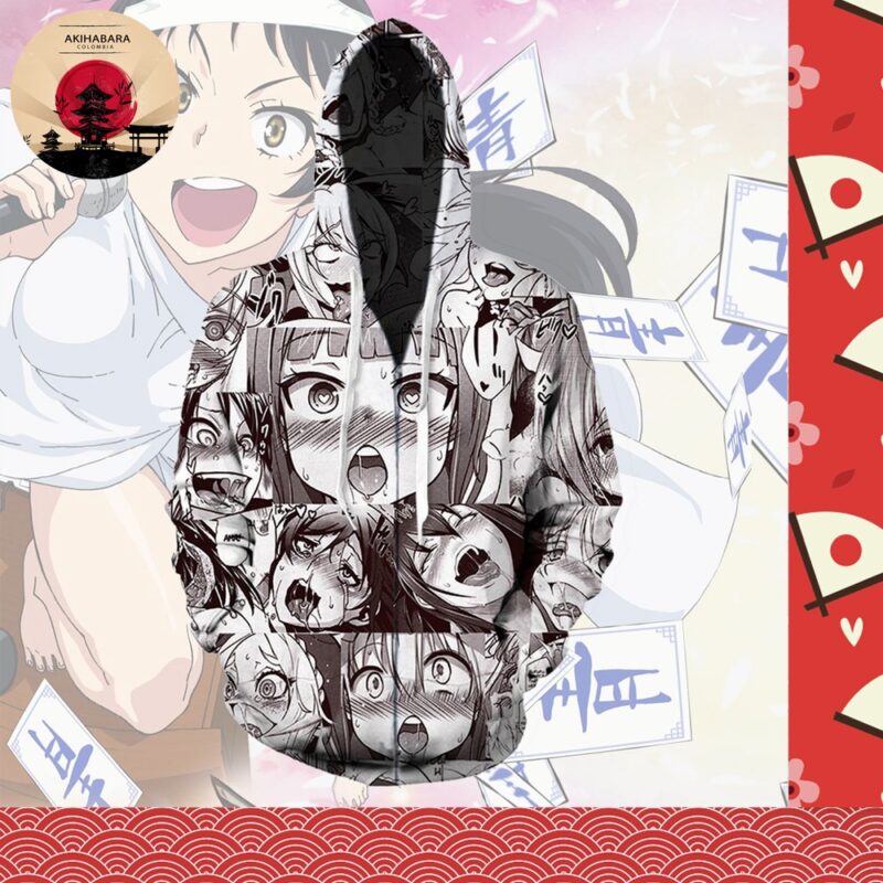 CHAQUETA AHEGAO HENTAI SUGOI