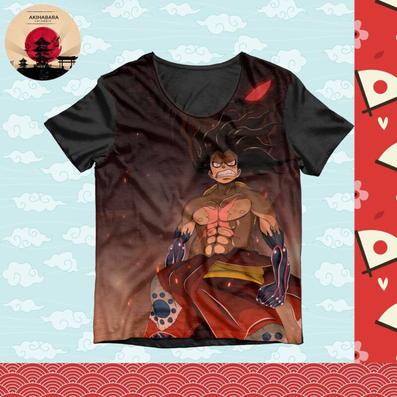 Camiseta Luffy Gear 4