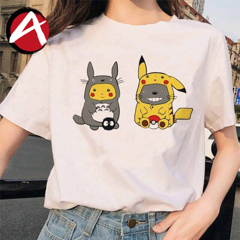 Camiseta Pikachu Totoro