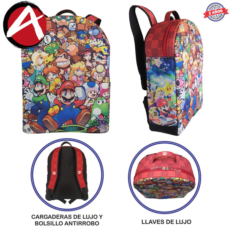 Bolso Mario Bros Clasico