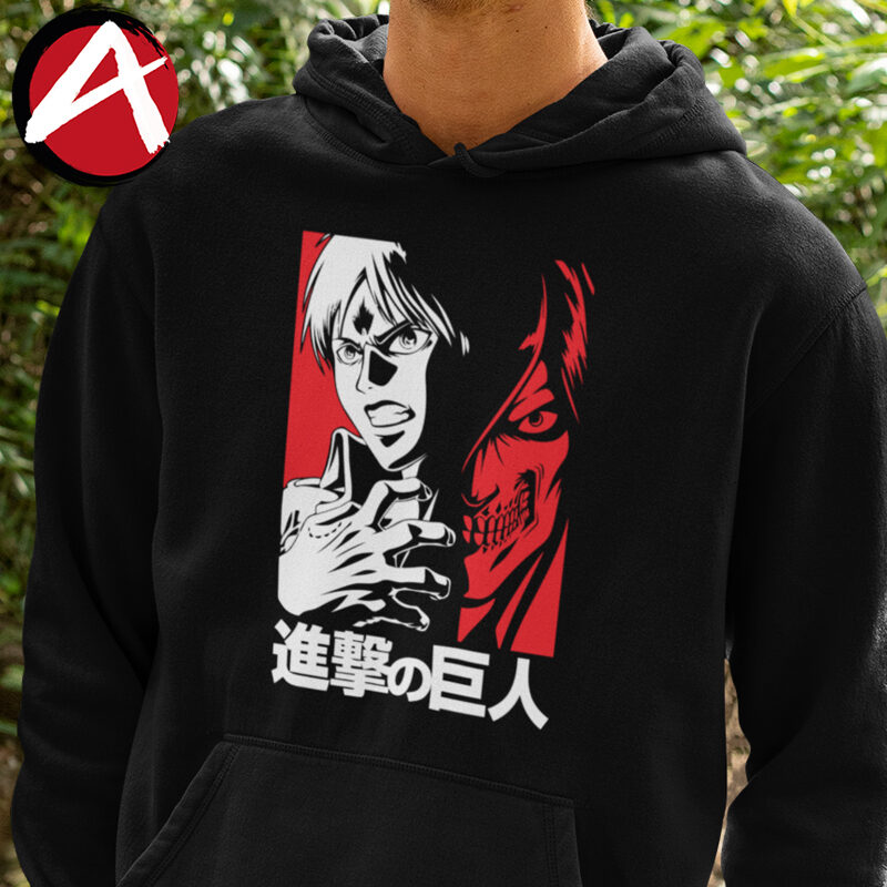 Hoodie Eren Titan Ataque