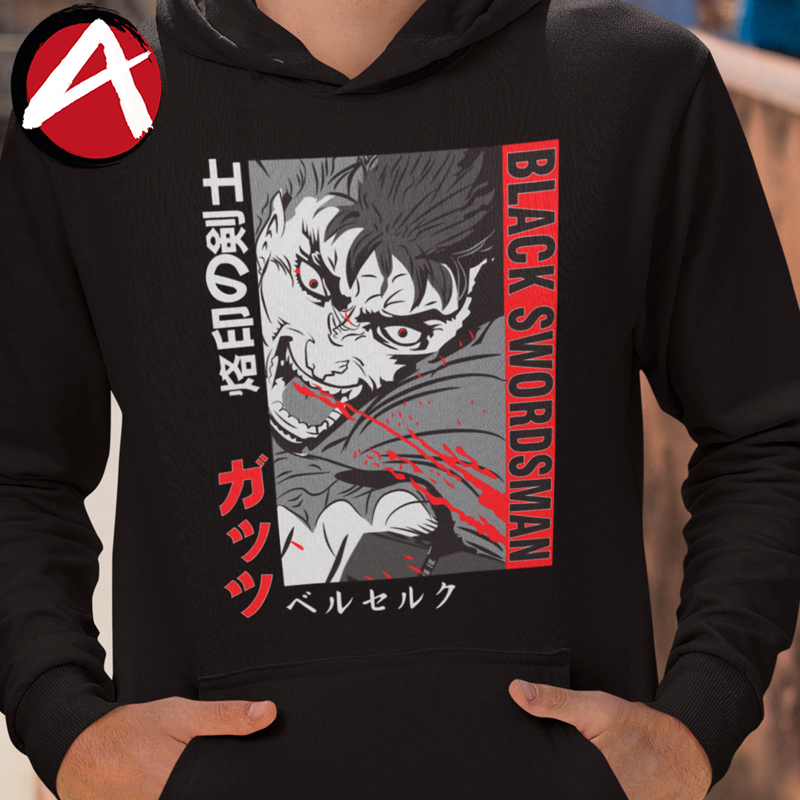 Hoodie Black Swordsman